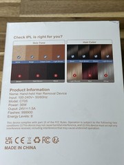 Laser Hair Removal with 5℃ Ice Cooling, Painless IPL Laser Hair Removal 3 in 1