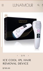 Luna’Mour Ice Cool IPL Hair Removal Device