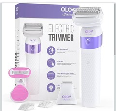 Bikini Trimmer for Women, IPX7 Waterproof Wet & Dry Razors for Women