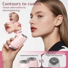 Asbyte 4-In-1 Electric Razor For Women Bikini Trimmer Facial Hair Remover