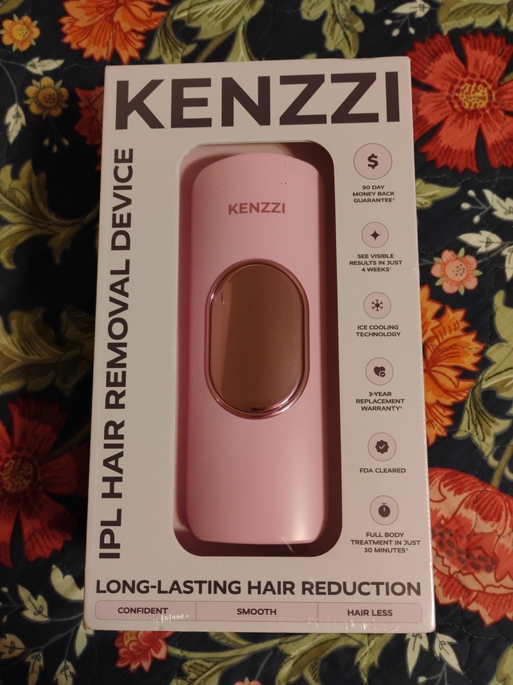 KENZZI IPL Hair Removal Device Pink Ice Cooling Technology FDA Cleared