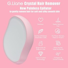 Crystal Hair Eraser,Physical Glass Hair Removal,Reusable Nano Hair Remover Stone