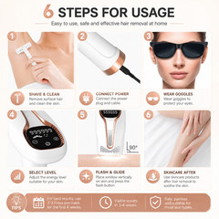 IPL Hair Removal 999999 Flashes Permanent Remover Women Men Face Body