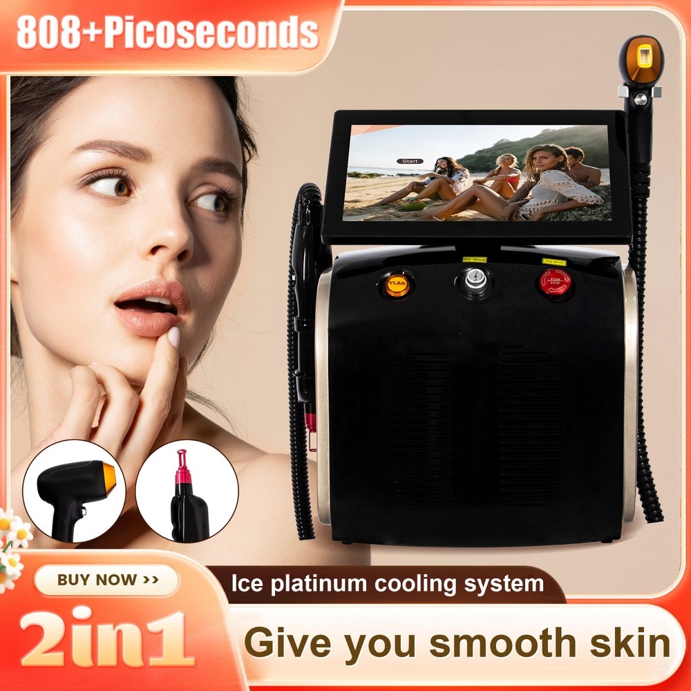 808 diode hair removal device, Titanium Ice Laser hair removal and tattoo remova