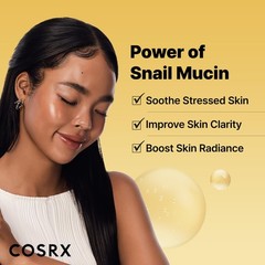 COSRX All About Snail Mucin Korean Skin Care Set, Mini Travel 4 Piece Set