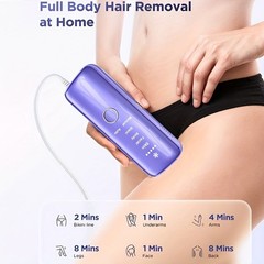 Upgraded Durable High-Performance 5-Level Home Hair Remover for Face Bikini Line