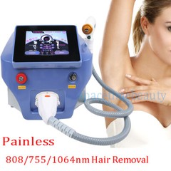 Permanent 755/808/1064nm Hair Removal Painless Skin Rejuvenation Whiten Machine