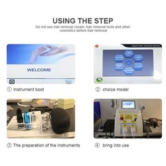 2In1 Desktop Nd Yag Tattoo Removal Machine IPL OPT L-aser Hair Removal Device