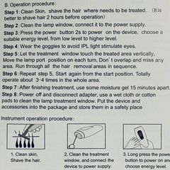 Brand New in Box IPL Laser Permanents Hair Removal Kit 5 Setting 999,999 Flashes