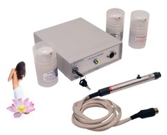 Fast Hair Removal Device, includes Machine and Treatment Accessory Kit.