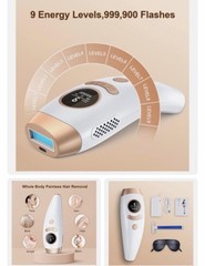 IPL 3-In-1 Hair Removal Device (AI01) White/Gold at home Brand New Sealed!