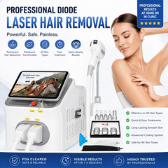 Professional Diode Laser Hair Removal Machine 16 Bars 4 Wavelengths CE Certified
