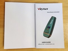 VEYFUN Depilator Hair Removal for Women with 5 Intensity Levels, 2 Flash Modes
