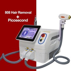 755 808 1064nm 2In1 Diode Laser Hair Removal Pico Laser Tattoo Removal Machine