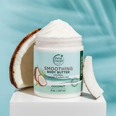 Petal Fresh Pure Smoothing Coconut Body Butter, 8 Ounce (Pack of 1),
