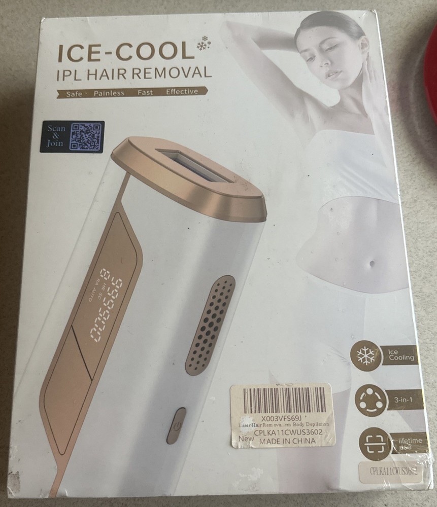 ICE-Cool IPL Hair Removal KA-11 (New in Distressed Box) FAST FREE SHIPPING.