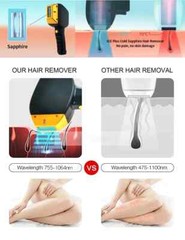 2000W 808nm Diode Laser Hair Removal Machine 3 Wavelength Ice Cooling