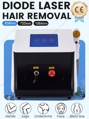 Diode Laser Hair Removal Machine 755nm 808nm 1064nm Painless Home Salon Use