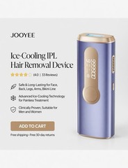 IPL Laser Hair Removal Device Ice-Cooling LCD Display Purple Gold 999999