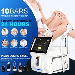 2-in-1 4000W Picosecond Laser&Diode Laser Spot Removal Salon Equipment