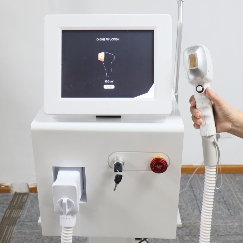 Professional 755 808 1064nm Diode Ice Titanium Laser Body Hair Removal Machine