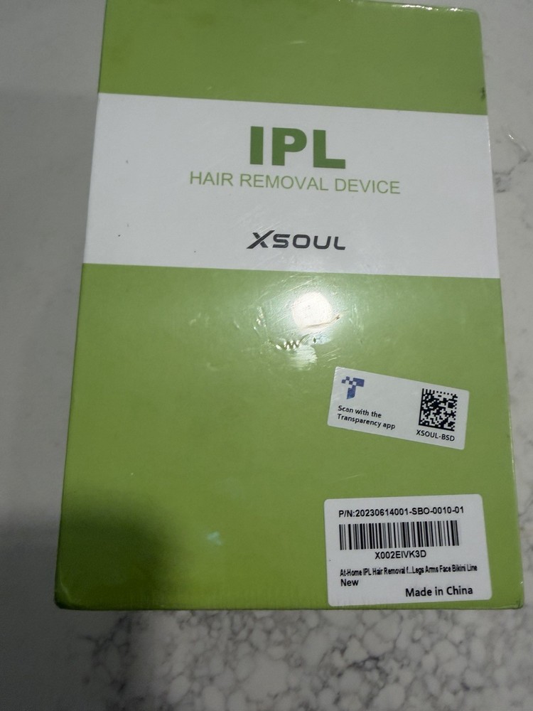 new in box – XSOUL Unisex Permanent IPL Hair Removal Device At-Home Laser