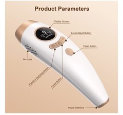 IPL Hair Removal Laser Permanent Hair Removal 999900 Flashes At Home Device