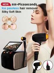 755 808 1064 Diode Laser Permanent Hair Removal Picosecond Nd Yag Tattoo Removal