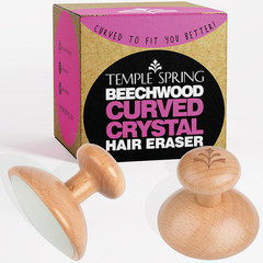 Curved Crystal Hair Remover Stone – Painless Hair Removal for Silky Smooth Legs,