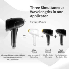 Painless 1064/755/810nm Diode Laser Body Hair Removal Machine Skin Rejuvenation