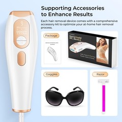 Finequin Laser Hair Removal, IPL Removal for Women and Champagne