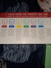 Nortech 7-Color Modes LED Light Therapy Face Mask for Face, White Bundle 2 Items