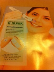Brand New Serious Skincare „B-Sleek Hair Reduction System“
