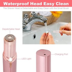 Facial Hair Removal for Women, Mini Remover, Electric Razor Shaver Pink