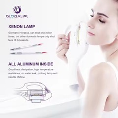 German Import IPL DPL Machine for Pigment Acne Hair Removal with Filters.