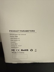 At Home Laser IPL Hair Removal Device With 9959979 Flashes Left