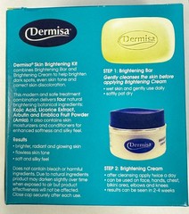 Dermisa Skin Brightening Kit with Kojic Acid, Arbutin and 5 Piece Set, Beige