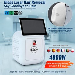 Mecavie Ice Cooling Diode Laser Hair Reduction Salon Beauty Machine CE Certified