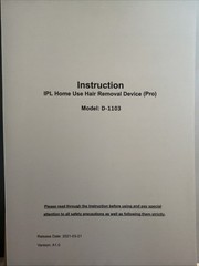 BoSidin Pioneer-Pro Permanent Hair Removal Device D-1103 (Pro) New