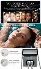 2-in-1 4000w Diode Pico Laser Ice Painless Hair & Tattoo Removal Salon Machine