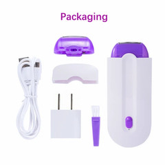USB Rechargeable Painless Hair Removal Epilator for Face Body Bikini