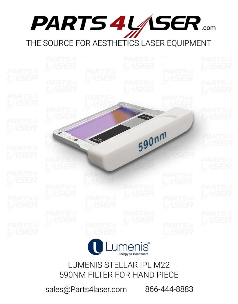 LUMENIS STELLAR IPL M22 590NM FILTER FOR HAND PIECE KT-20113710 LUFI3475