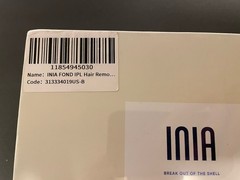 INIA IPL Hair Removal Device D-T099D Laser Epilator/ New Sealed