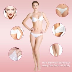 102 Piece Smooth Away Exfoliation Kit for Women and Girls – Legs and…