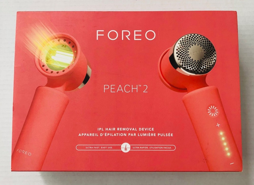 NIB FOREO PEACH 2 IPL Hair Removal Device Open Box Excellent Personal Machine