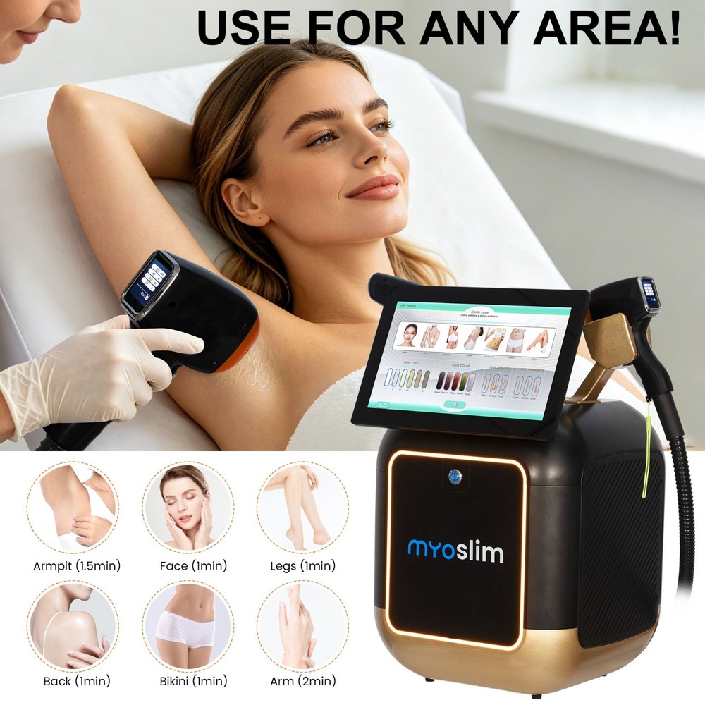 4000W 10 Bars 755/1064/940/808nm Full Body Diode Laser Hair Removal Machine