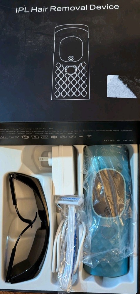 Iouniya MLY-T069 IPL Hair Removal Teal Diamond Ice Cooling Tested Open Box