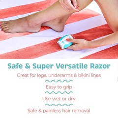 Palmperfect Electric Shaver For Women Bi-Directional Triple Blade Razor For