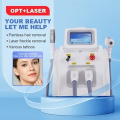 OPT 2-in-1 Hair Removal Machine Full Body Use Skin Smooth Reduce Unwanted Hair