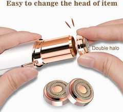 Facial Hair Removal for Women, Electric Painless Facial Hair Remover for Face, L
